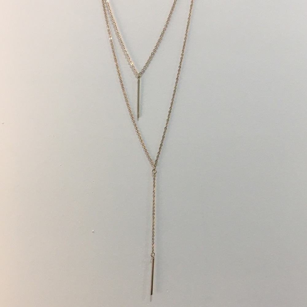 Layered Bar Necklace